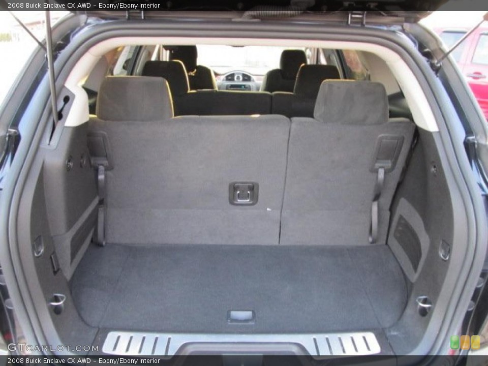 Ebony/Ebony Interior Trunk for the 2008 Buick Enclave CX AWD #42101753