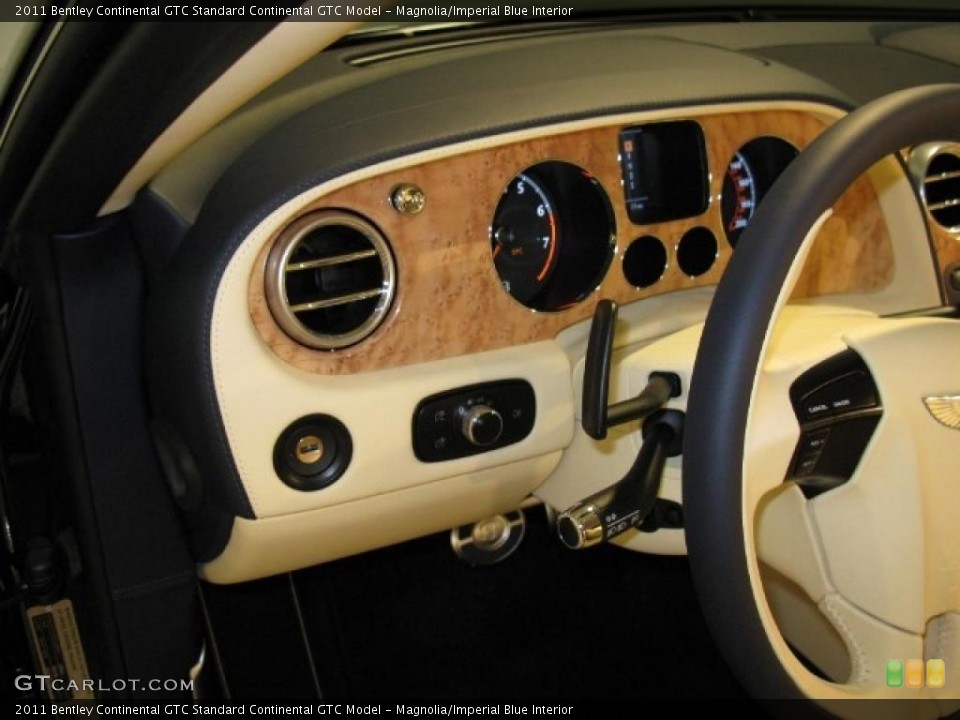 Magnolia/Imperial Blue Interior Controls for the 2011 Bentley Continental GTC  #42102153