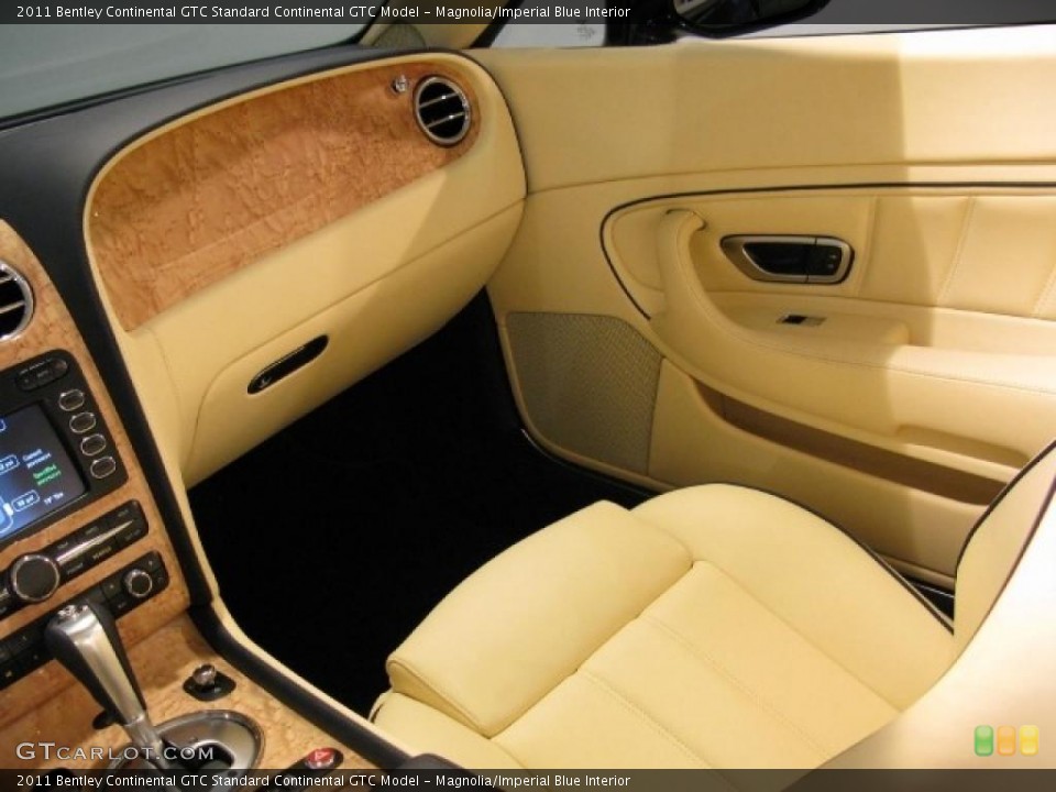 Magnolia/Imperial Blue Interior Photo for the 2011 Bentley Continental GTC  #42102249