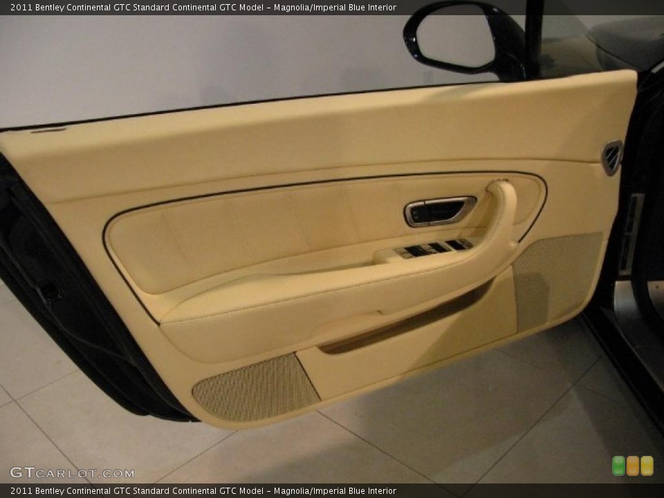 Magnolia/Imperial Blue Interior Door Panel for the 2011 Bentley Continental GTC  #42102281