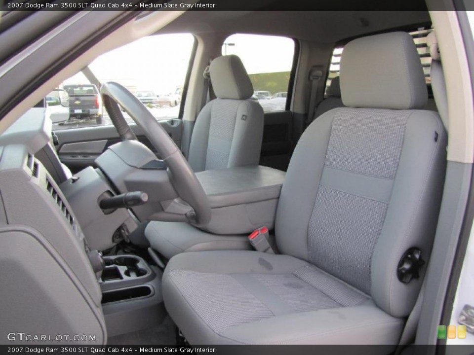 Medium Slate Gray Interior Photo for the 2007 Dodge Ram 3500 SLT Quad Cab 4x4 #42102785