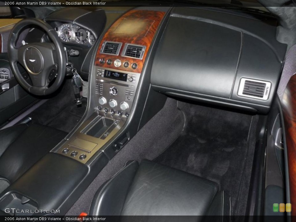 Obsidian Black Interior Dashboard for the 2006 Aston Martin DB9 Volante #42104617