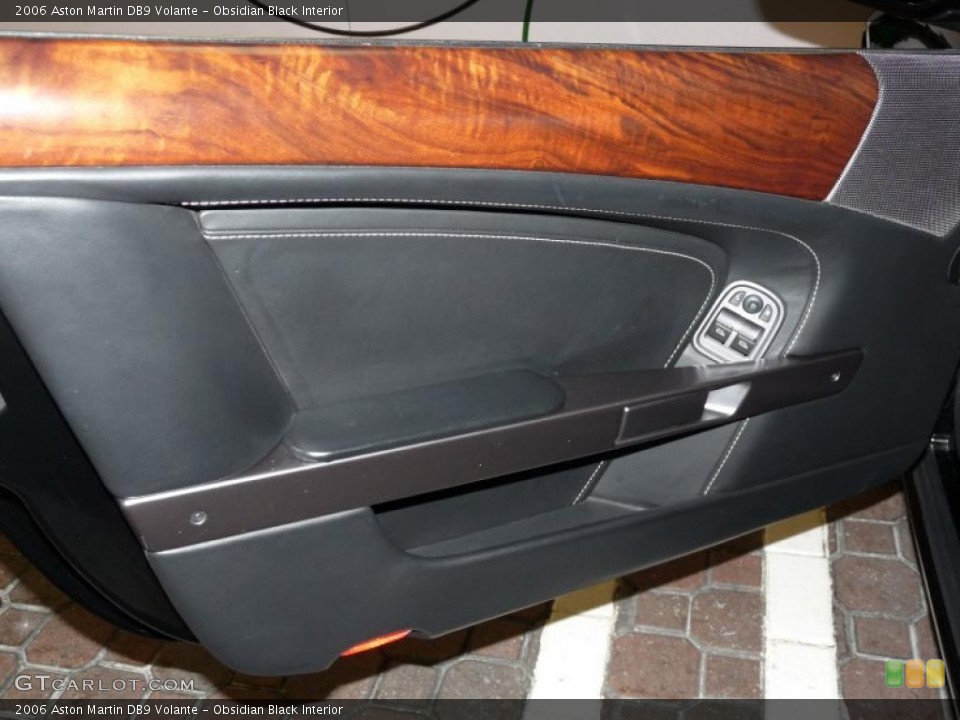 Obsidian Black Interior Door Panel for the 2006 Aston Martin DB9 Volante #42104653