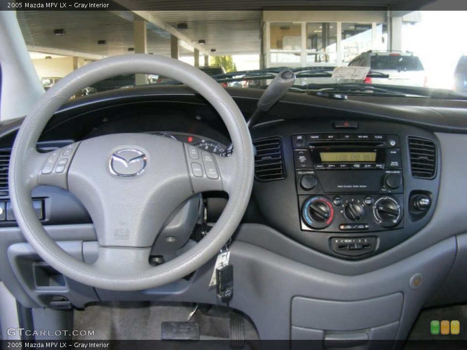 Gray Interior Dashboard for the 2005 Mazda MPV LX #42104673