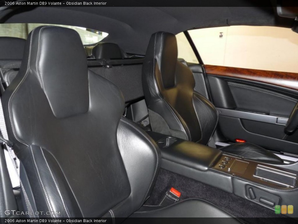 Obsidian Black Interior Photo for the 2006 Aston Martin DB9 Volante #42104689