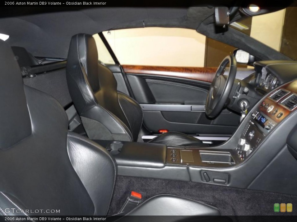 Obsidian Black Interior Photo for the 2006 Aston Martin DB9 Volante #42104705