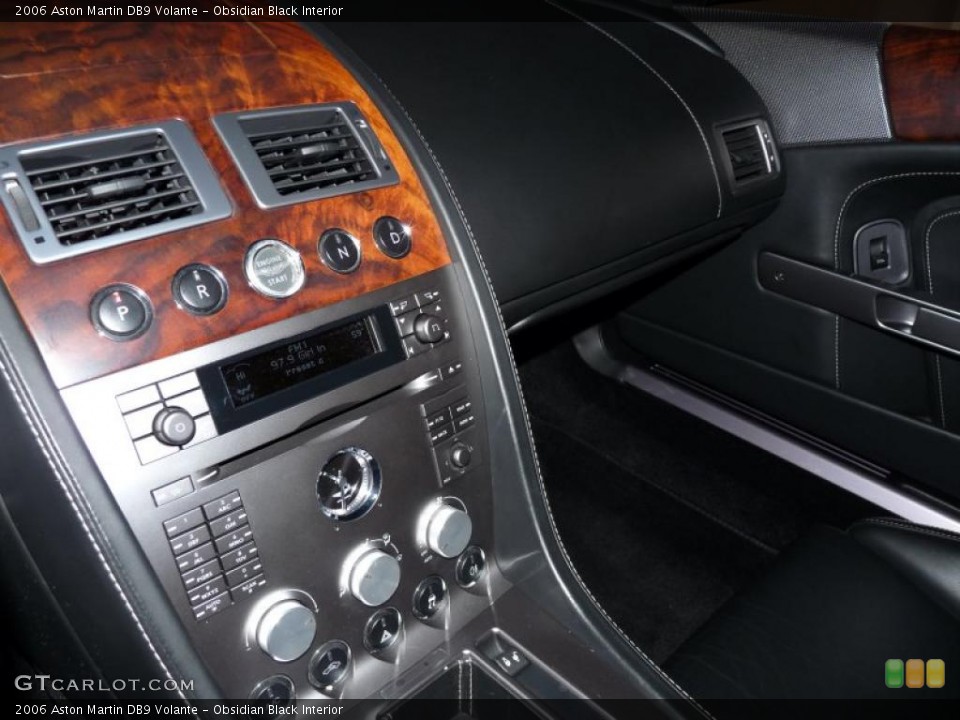 Obsidian Black Interior Controls for the 2006 Aston Martin DB9 Volante #42104733