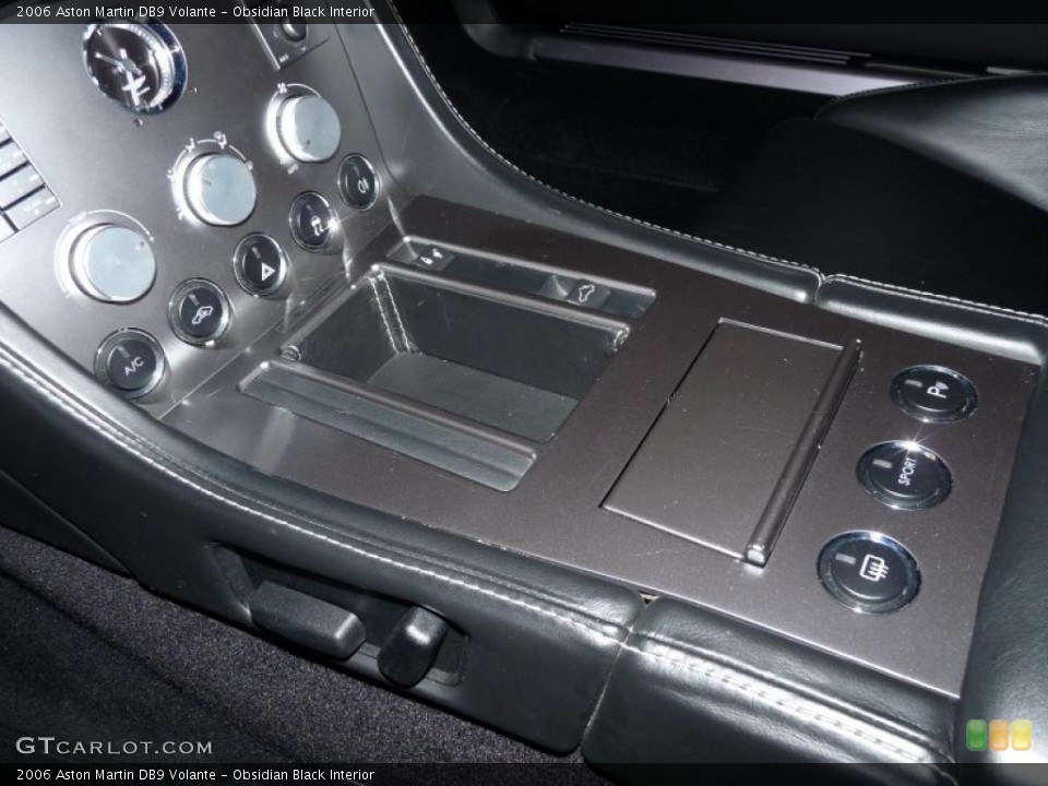 Obsidian Black Interior Controls for the 2006 Aston Martin DB9 Volante #42104749