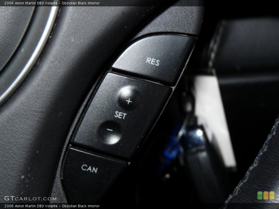 Obsidian Black Interior Controls for the 2006 Aston Martin DB9 Volante #42104797