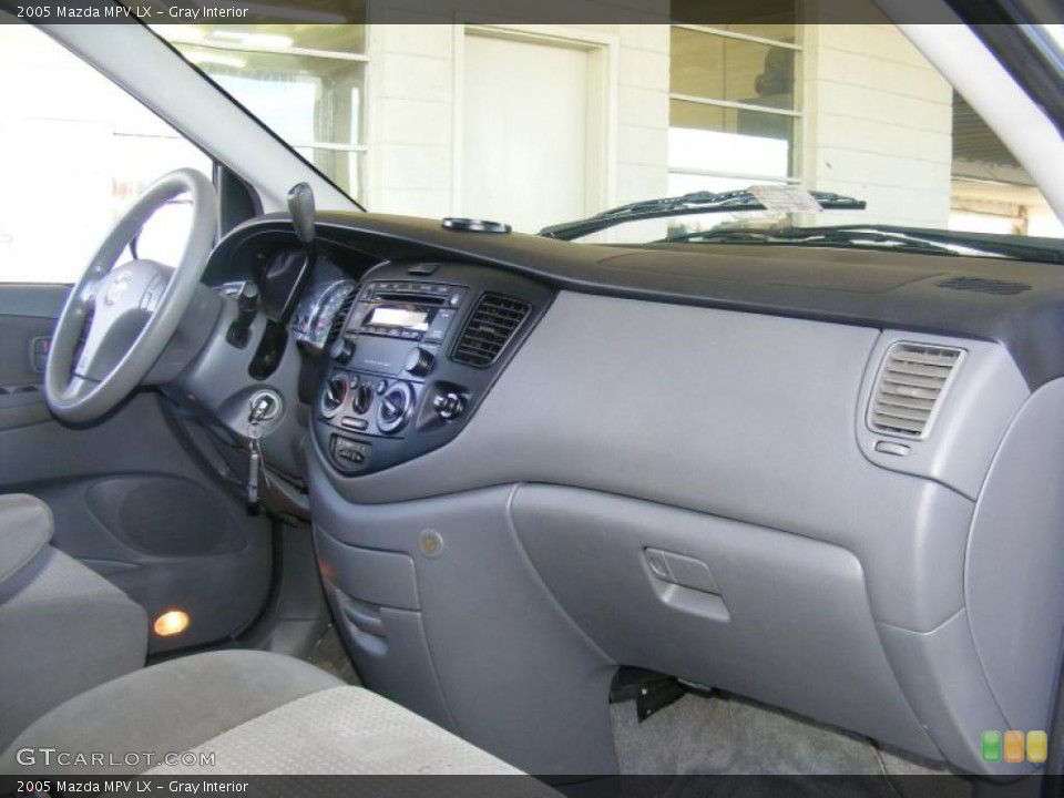 Gray Interior Dashboard for the 2005 Mazda MPV LX #42104813