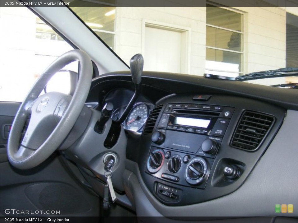 Gray Interior Controls for the 2005 Mazda MPV LX #42104829