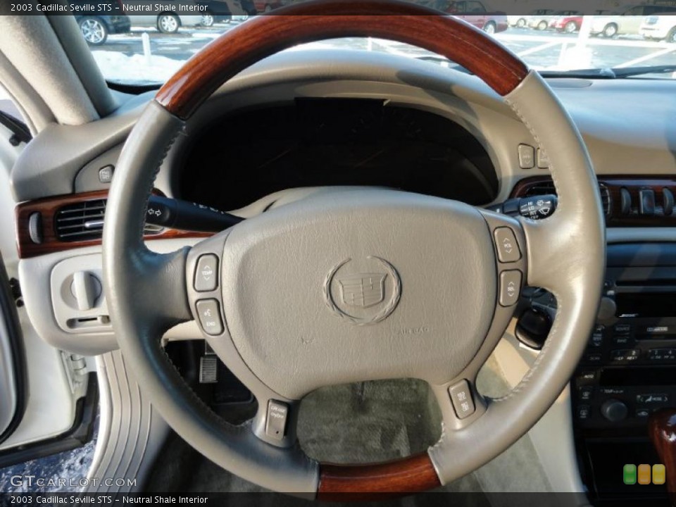 Neutral Shale Interior Steering Wheel for the 2003 Cadillac Seville STS #42107937