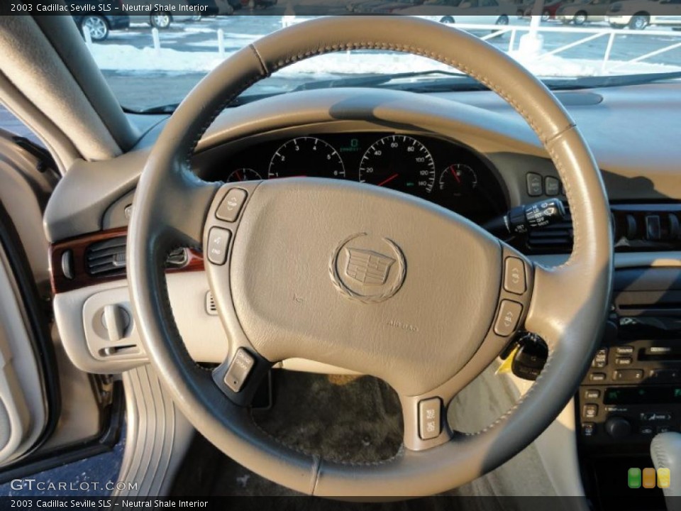 Neutral Shale Interior Steering Wheel for the 2003 Cadillac Seville SLS #42108293