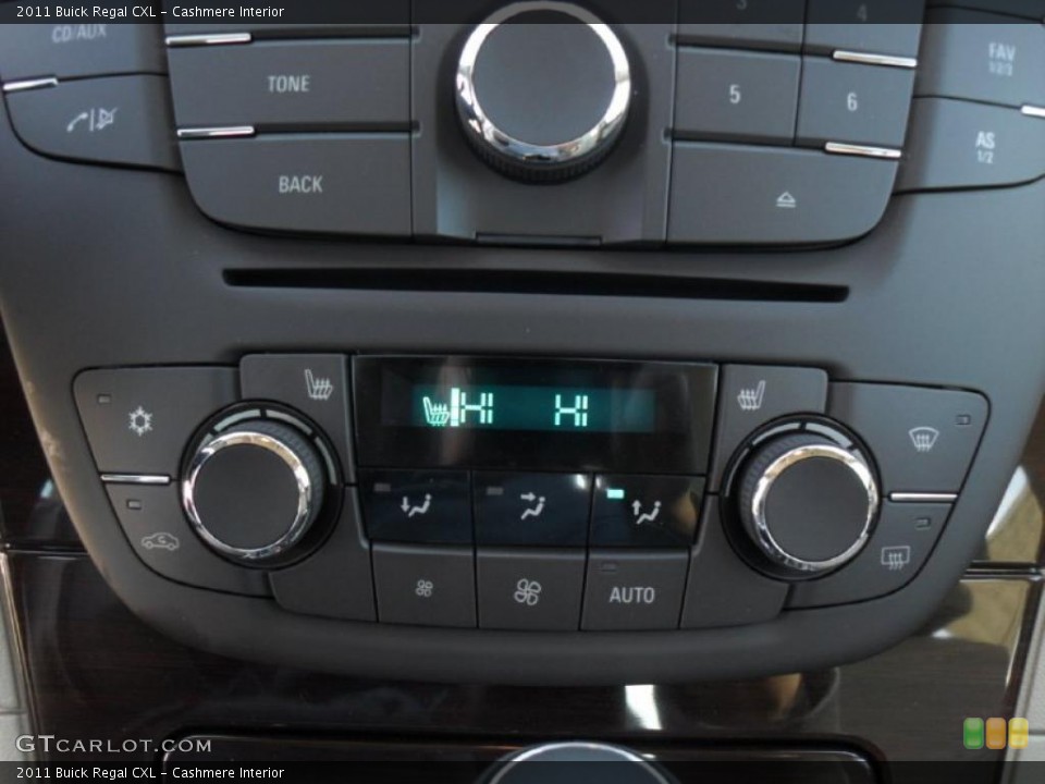 Cashmere Interior Controls for the 2011 Buick Regal CXL #42110509