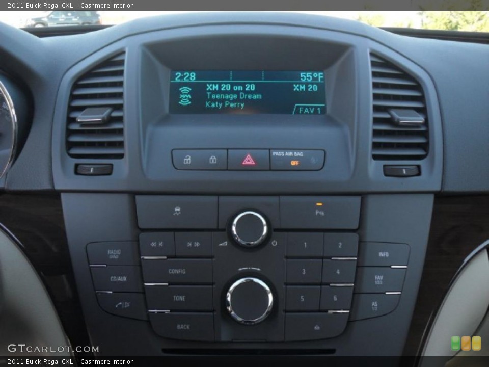 Cashmere Interior Controls for the 2011 Buick Regal CXL #42110521