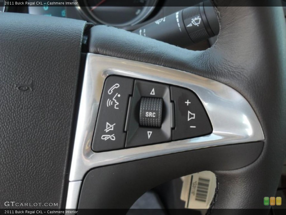 Cashmere Interior Controls for the 2011 Buick Regal CXL #42110533