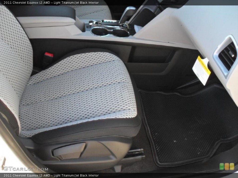 Light Titanium/Jet Black Interior Photo for the 2011 Chevrolet Equinox LS AWD #42111521