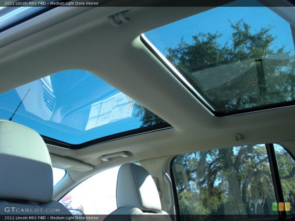 Medium Light Stone Interior Sunroof for the 2011 Lincoln MKX FWD #42112267