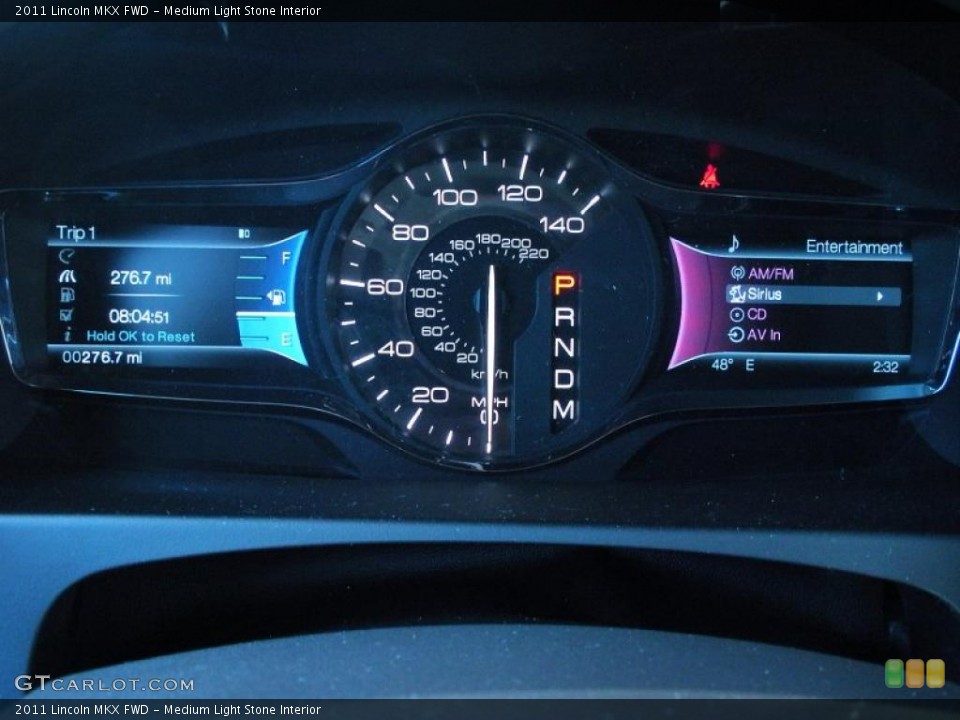 Medium Light Stone Interior Gauges for the 2011 Lincoln MKX FWD #42112301