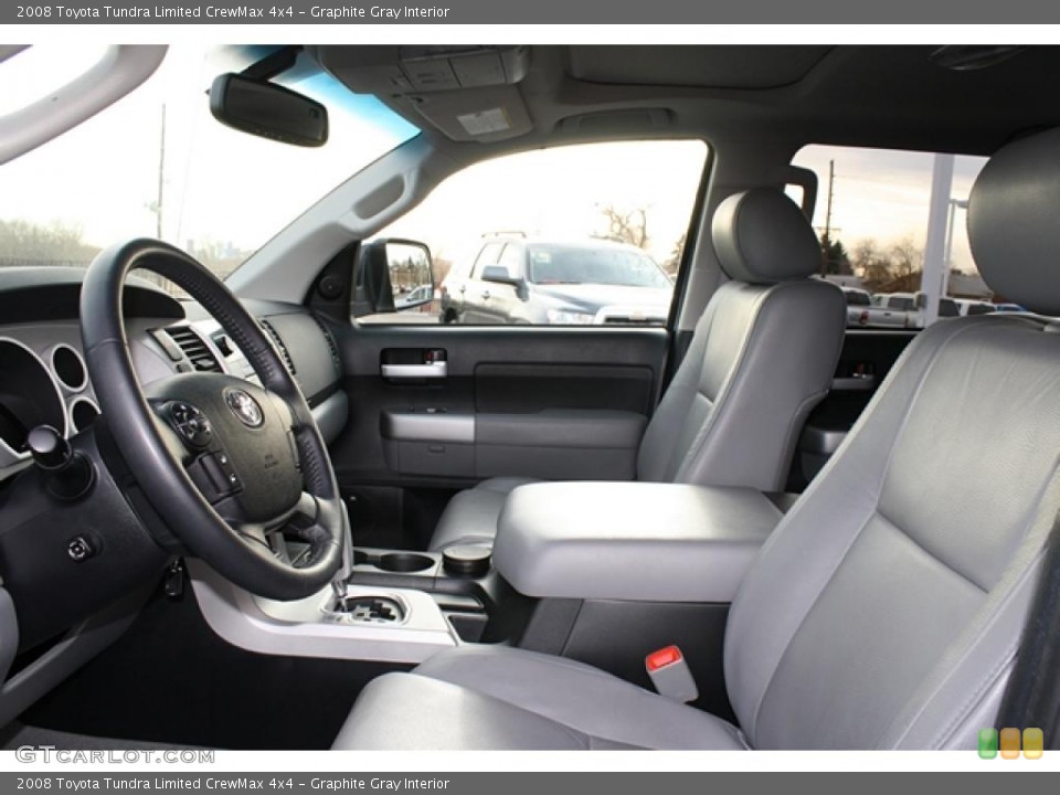Graphite Gray Interior Photo for the 2008 Toyota Tundra Limited CrewMax 4x4 #42113797