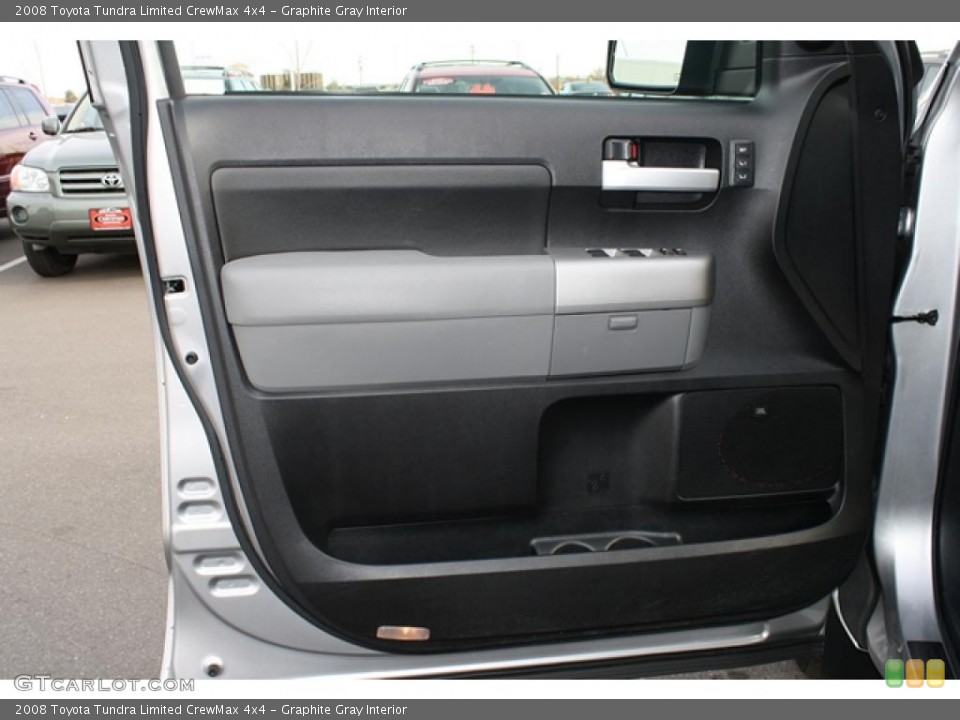 Graphite Gray Interior Door Panel for the 2008 Toyota Tundra Limited CrewMax 4x4 #42113893