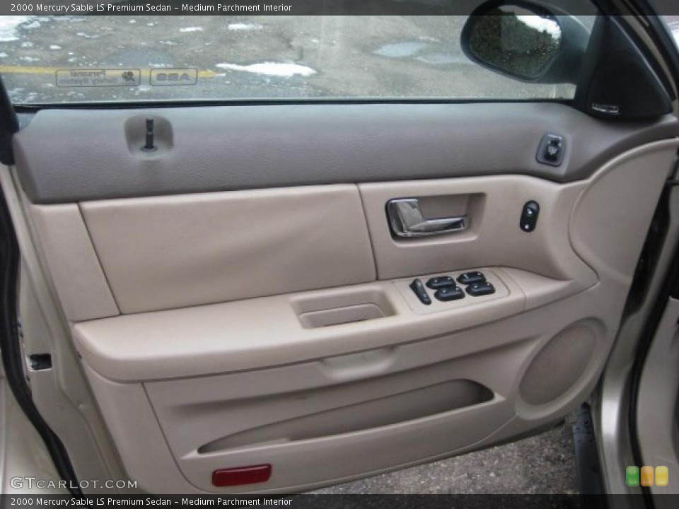 Medium Parchment Interior Door Panel for the 2000 Mercury Sable LS Premium Sedan #42113989
