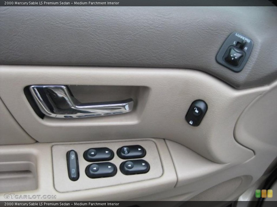 Medium Parchment Interior Controls for the 2000 Mercury Sable LS Premium Sedan #42114005