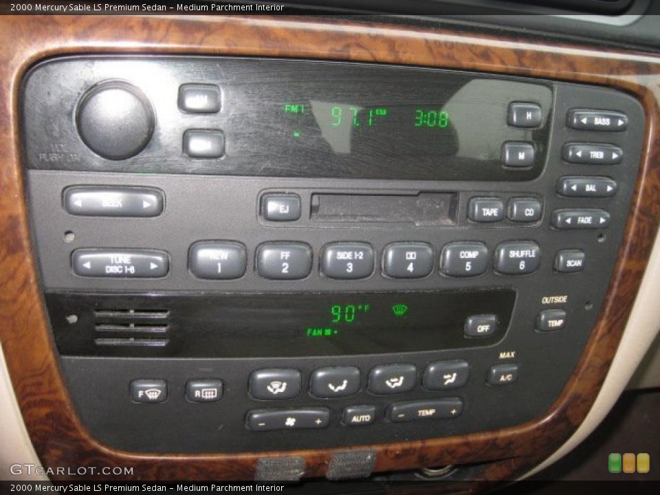 Medium Parchment Interior Controls for the 2000 Mercury Sable LS Premium Sedan #42114089