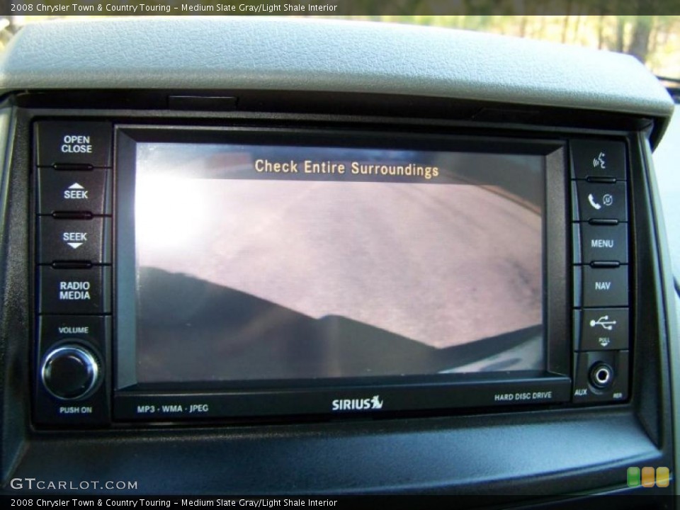 Medium Slate Gray/Light Shale Interior Navigation for the 2008 Chrysler Town & Country Touring #42114825
