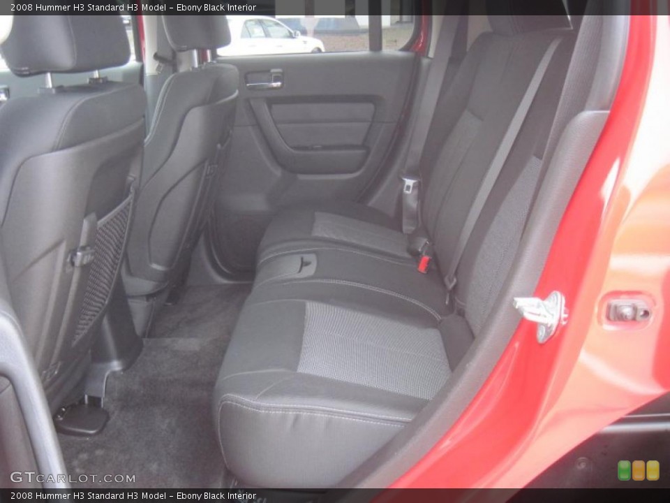 Ebony Black Interior Photo for the 2008 Hummer H3  #42118298
