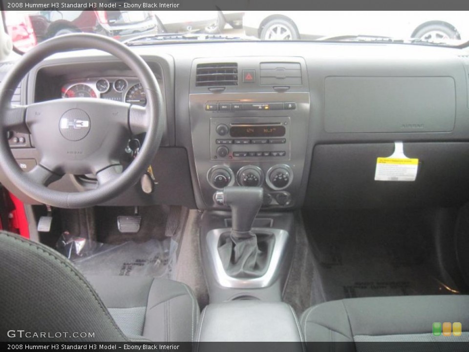 Ebony Black Interior Dashboard for the 2008 Hummer H3  #42118302