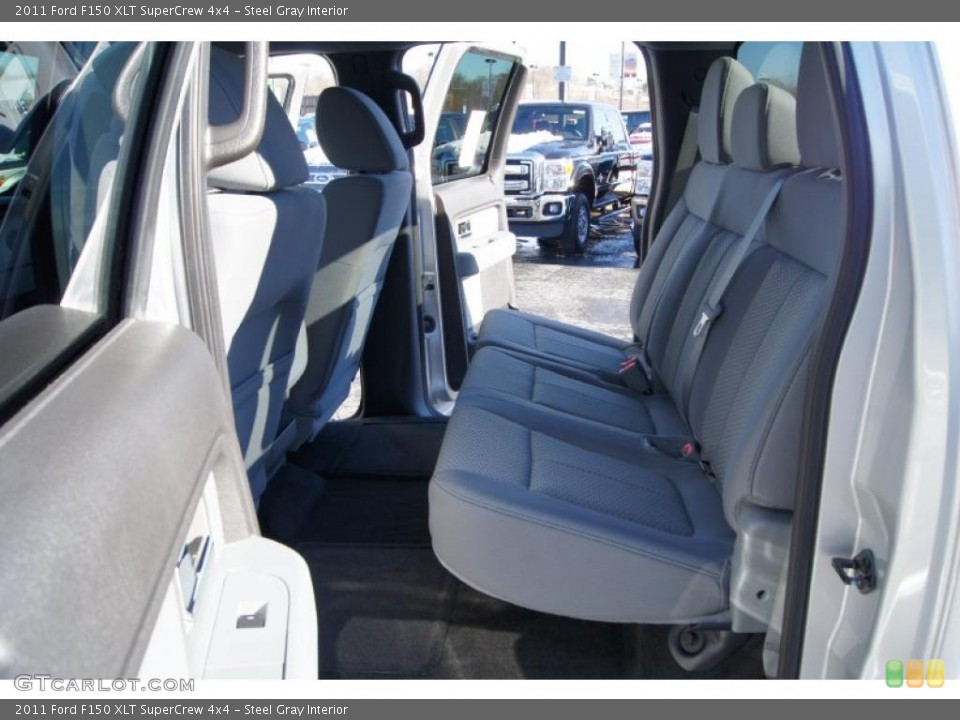 Steel Gray Interior Photo for the 2011 Ford F150 XLT SuperCrew 4x4 #42119386