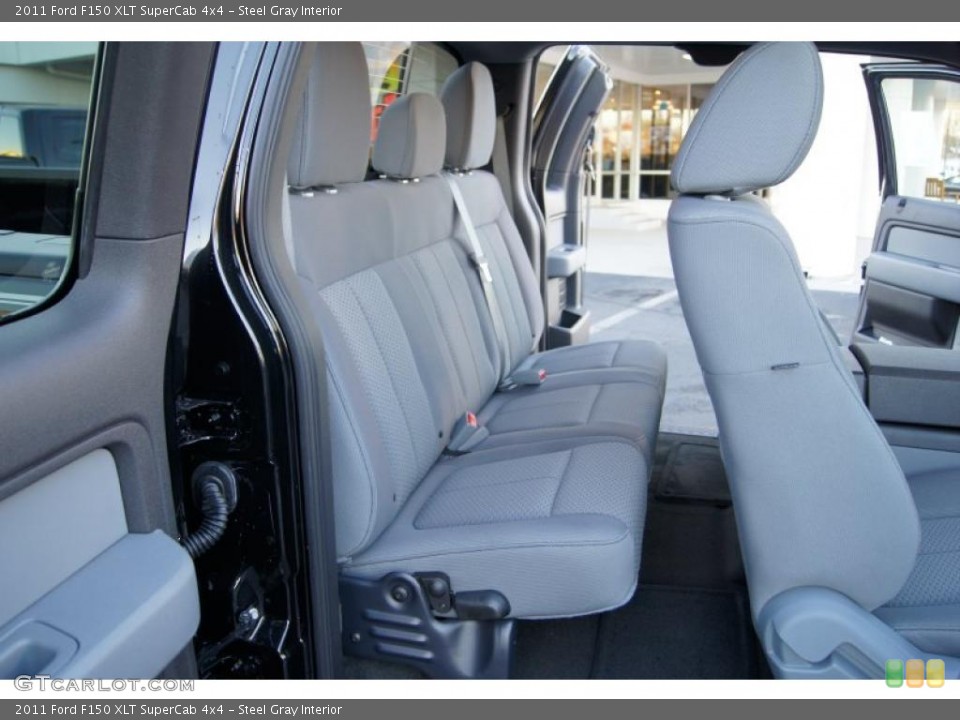 Steel Gray Interior Photo for the 2011 Ford F150 XLT SuperCab 4x4 #42119874