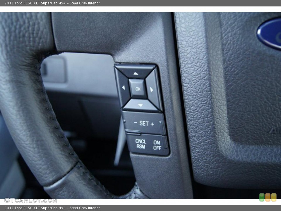 Steel Gray Interior Controls for the 2011 Ford F150 XLT SuperCab 4x4 #42120026