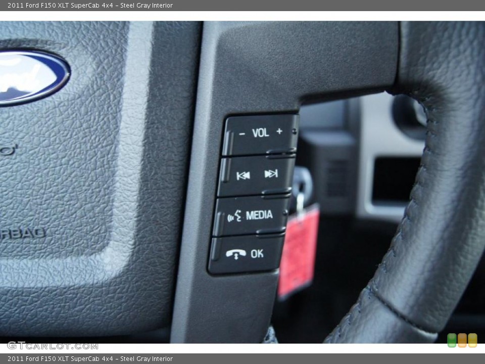 Steel Gray Interior Controls for the 2011 Ford F150 XLT SuperCab 4x4 #42120030