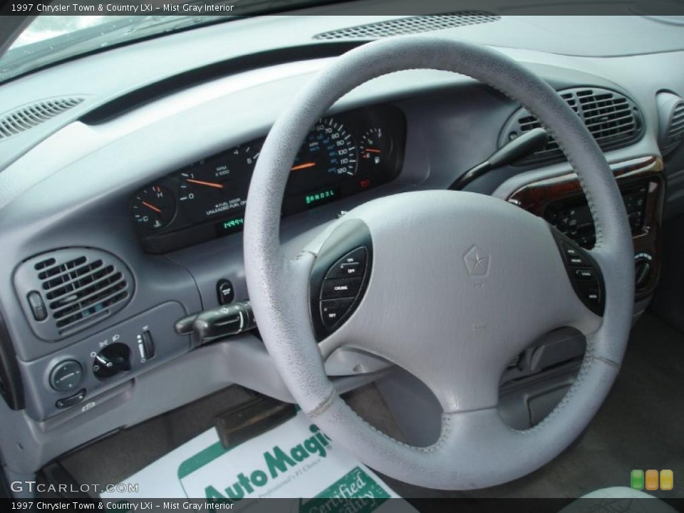 Mist Gray Interior Steering Wheel for the 1997 Chrysler Town & Country LXi #42120494
