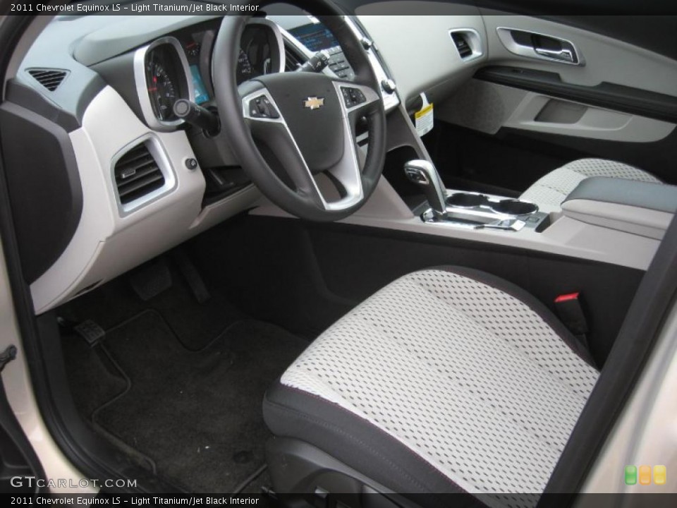 Light Titanium/Jet Black Interior Photo for the 2011 Chevrolet Equinox LS #42121498