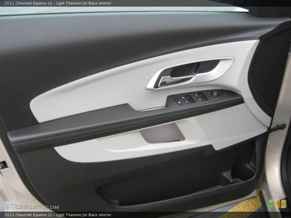 Light Titanium/Jet Black Interior Door Panel for the 2011 Chevrolet Equinox LS #42121510