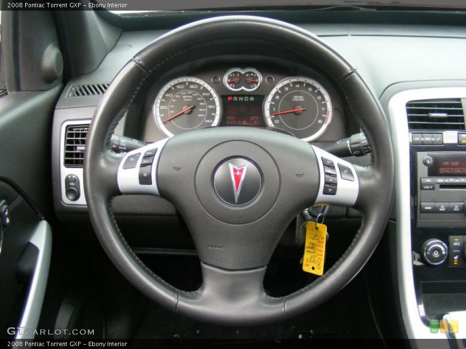Ebony Interior Steering Wheel for the 2008 Pontiac Torrent GXP #42121802