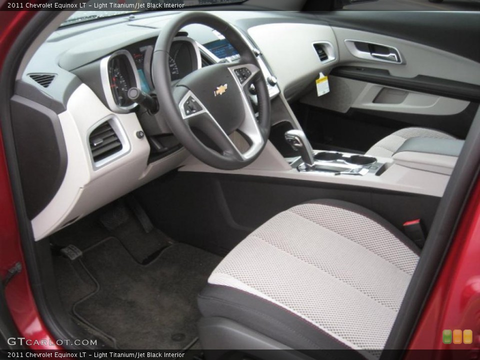 Light Titanium/Jet Black Interior Photo for the 2011 Chevrolet Equinox LT #42121906