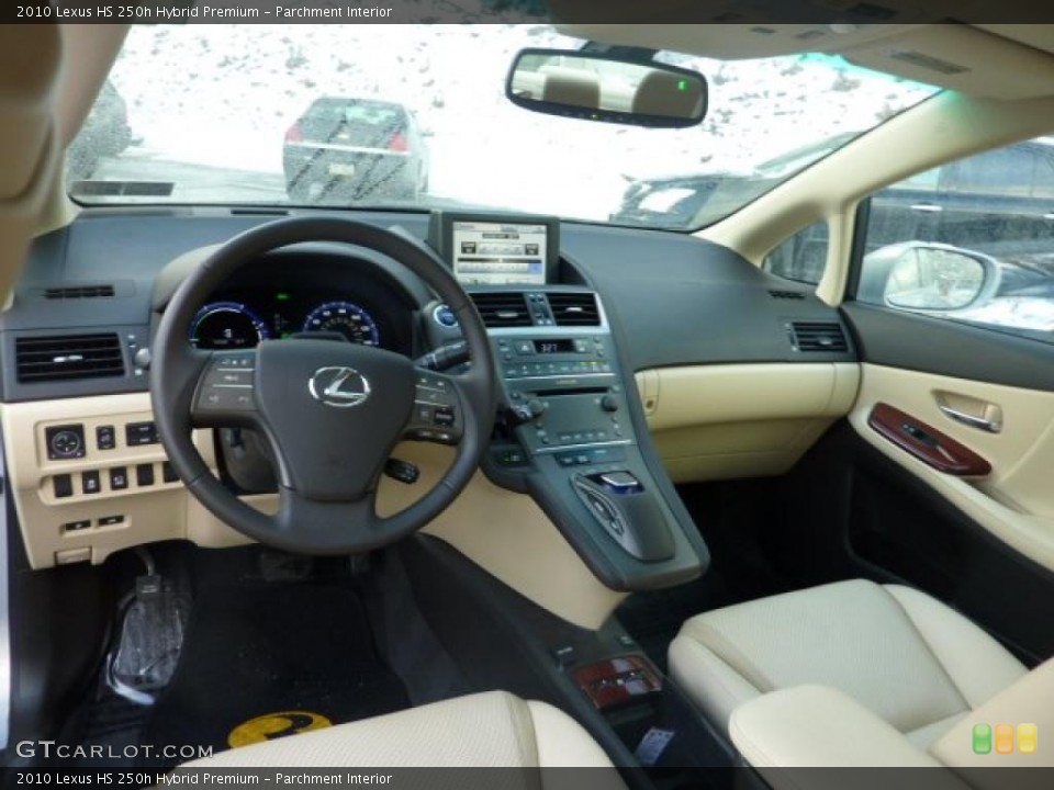Parchment Interior Dashboard for the 2010 Lexus HS 250h Hybrid Premium #42124418