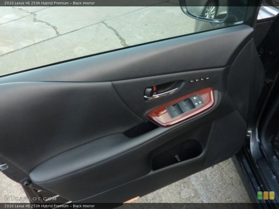 Black Interior Door Panel for the 2010 Lexus HS 250h Hybrid Premium #42124590