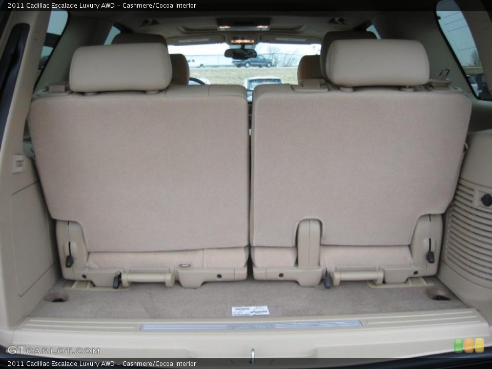 Cashmere/Cocoa Interior Trunk for the 2011 Cadillac Escalade Luxury AWD #42125098