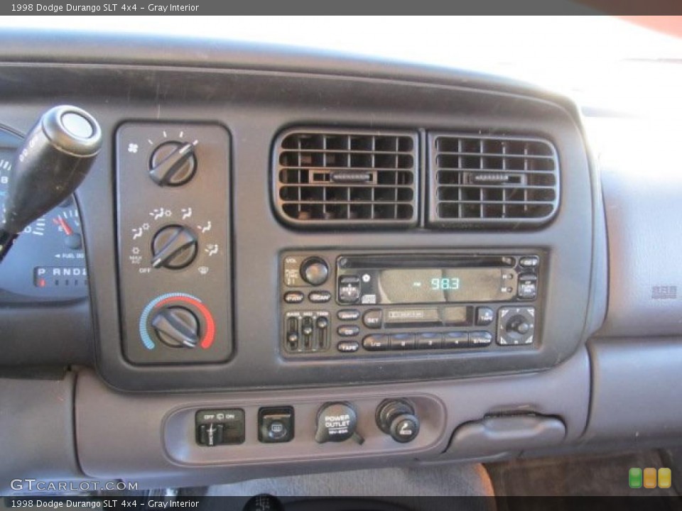 Gray Interior Controls for the 1998 Dodge Durango SLT 4x4 #42125822