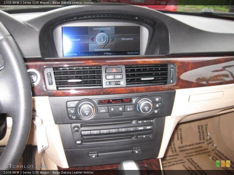 Beige Dakota Leather Interior Controls for the 2008 BMW 3 Series 328i Wagon #42126074