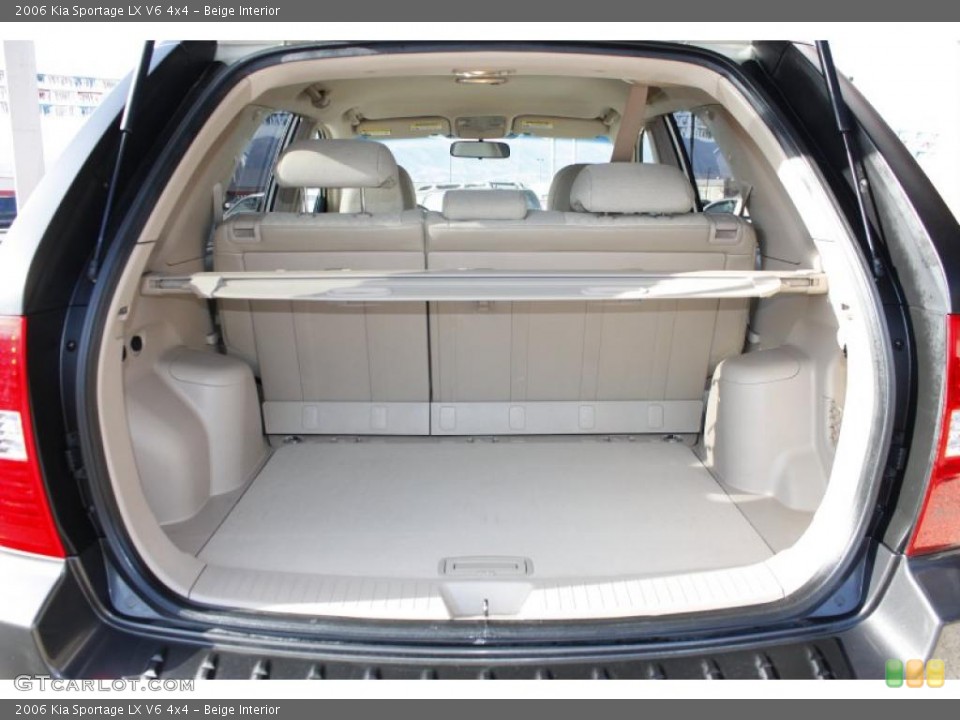 Beige Interior Trunk for the 2006 Kia Sportage LX V6 4x4 #42128346