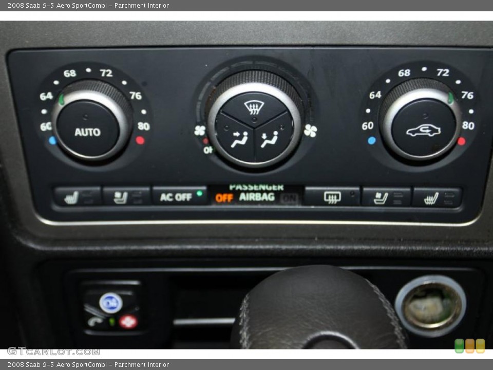 Parchment Interior Controls for the 2008 Saab 9-5 Aero SportCombi #42128594