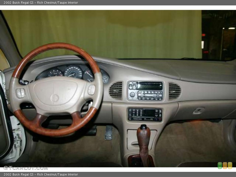 Rich Chestnut/Taupe Interior Dashboard for the 2002 Buick Regal GS #42128654