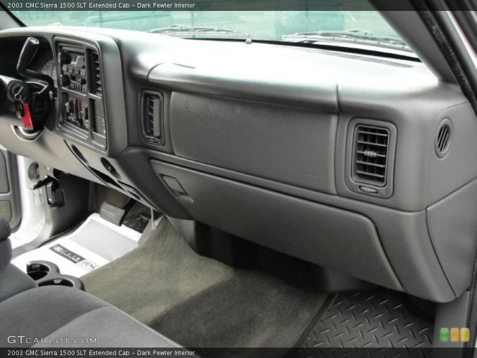 Dark Pewter Interior Dashboard for the 2003 GMC Sierra 1500 SLT Extended Cab #42129655