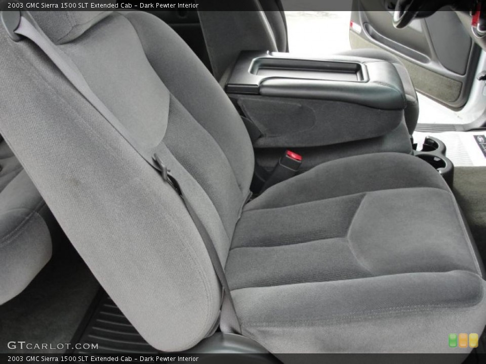 Dark Pewter Interior Photo for the 2003 GMC Sierra 1500 SLT Extended Cab #42129663